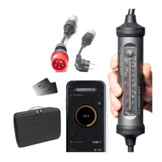 Statie Incarcare Masini Electrice EV Juice Booster 3 Air 11kW 16 Amp Adaptoare CEE Prize de Uz Casnic Tip 2 Monofazica Trifazica