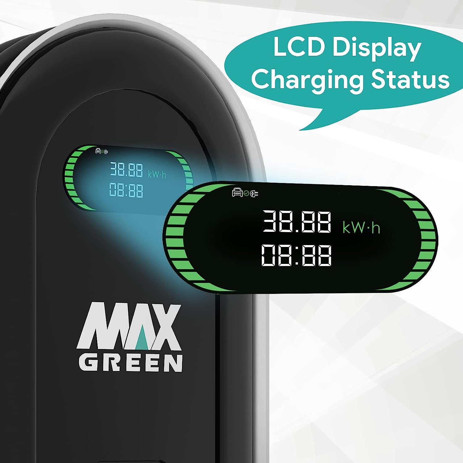 Statie Incarcator Vehicul Masina Electrica EV pt Acasa Model Tip2 16 Amp 11kW Trifazic Afisaj LCD 5M