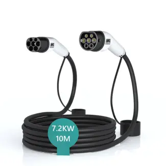 Cablu Incarcare Masina Electrica 7.2kW 10M 32 Amp Type 2 Mod 3 Monofazic MaxGreen. Cablu Incarcare Masina Electrica 7-2kW 32 Amp Type 2 Mod 3 Monofazic MaxGreen