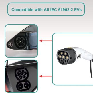 Cablu Incarcare Masini Electrice Hibride 10m 7-2kW 32A Type 2 Mod 3 Monofazat MAX GREEN