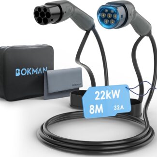 Cablu de Incarcare Pentru Masini Electrice 22 kW 32 A 8 m BOKMAN