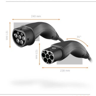 Cablu de Incărcare Tip 2, 22 kW, 7m, 32 Amperi, Trifazic, LAPP MOBILITY