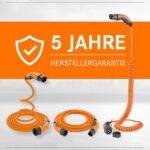 Cablu de încărcare Lapp Mobility Helix Tip 2 22kW 32 A Trifazic Cablu de încărcare EV 5 m Portocaliu Garantie 5 ani