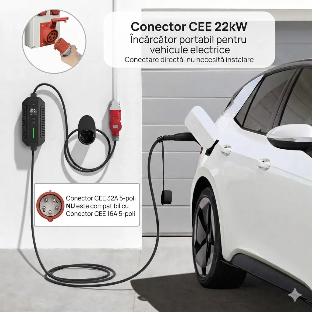 Statie Portabila pentru Incarcare Masini Electrice