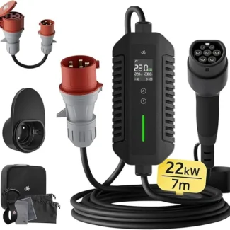 Stație Încărcare Mobilă dé 22kW Cablu 7m 10m 15m